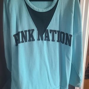 Hoodie (Pink) Scoop Neck